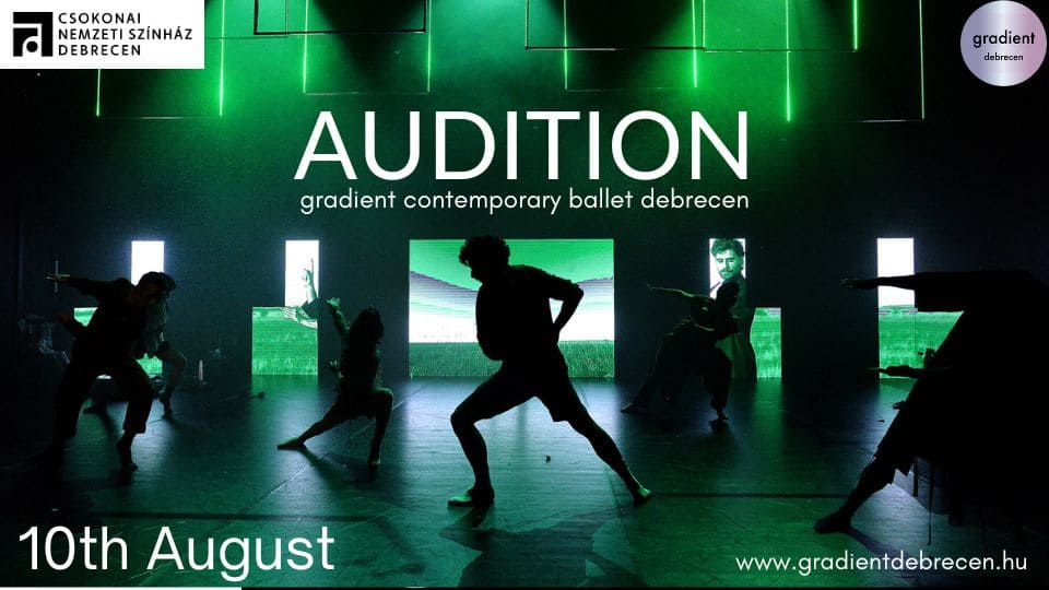 Audition Notice Gradient Contemporary Ballet Debrecen