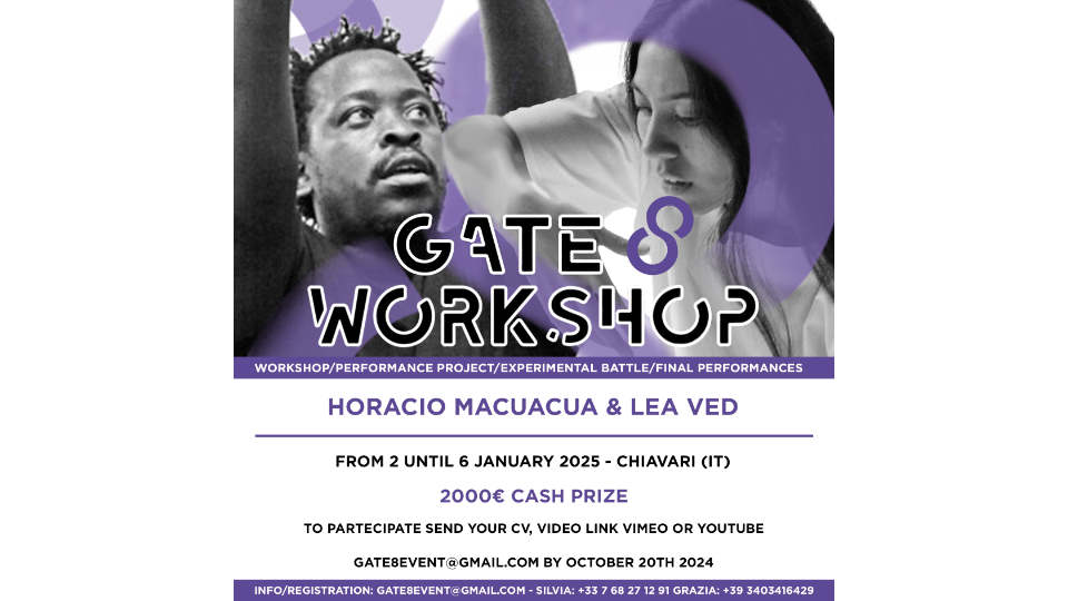 Gate 8 Workshop (Workshop / Performance Project with Lea Ved and Horacio Macuacua)
