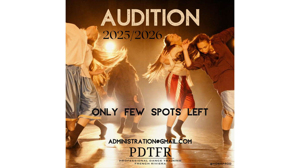 Professional Dance Training French Riviera Audition Season 2025-2026