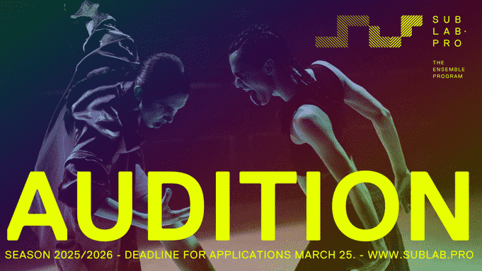 Audition For SUB. LAB. PRO – The Ensemble Program Season 25/26