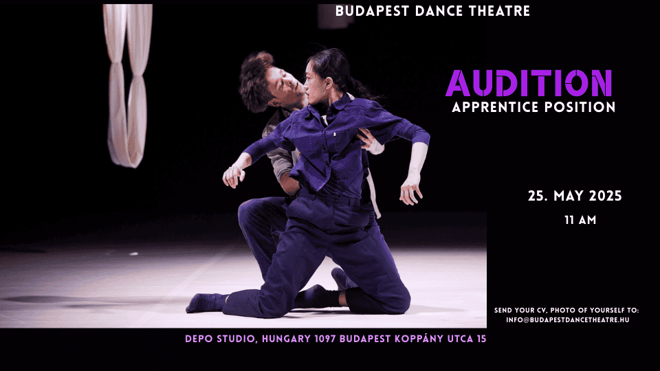 Budapest Dance Theatre Is Holding Audition For Apprentice Position